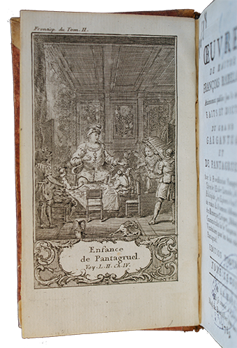 Œuvres de maître François Rabelais - Angers UCO 37698  
