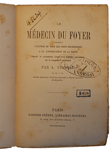 Le Médecin du foyer - Angers UCO 45624